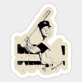 mickey mantle Sticker